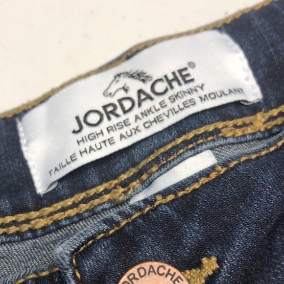 LIKE NEW JORDACHE BUTTONFLY SLIM STRAIGHT JEANS 8/29x27 ⭐ - Picture 2 of 11